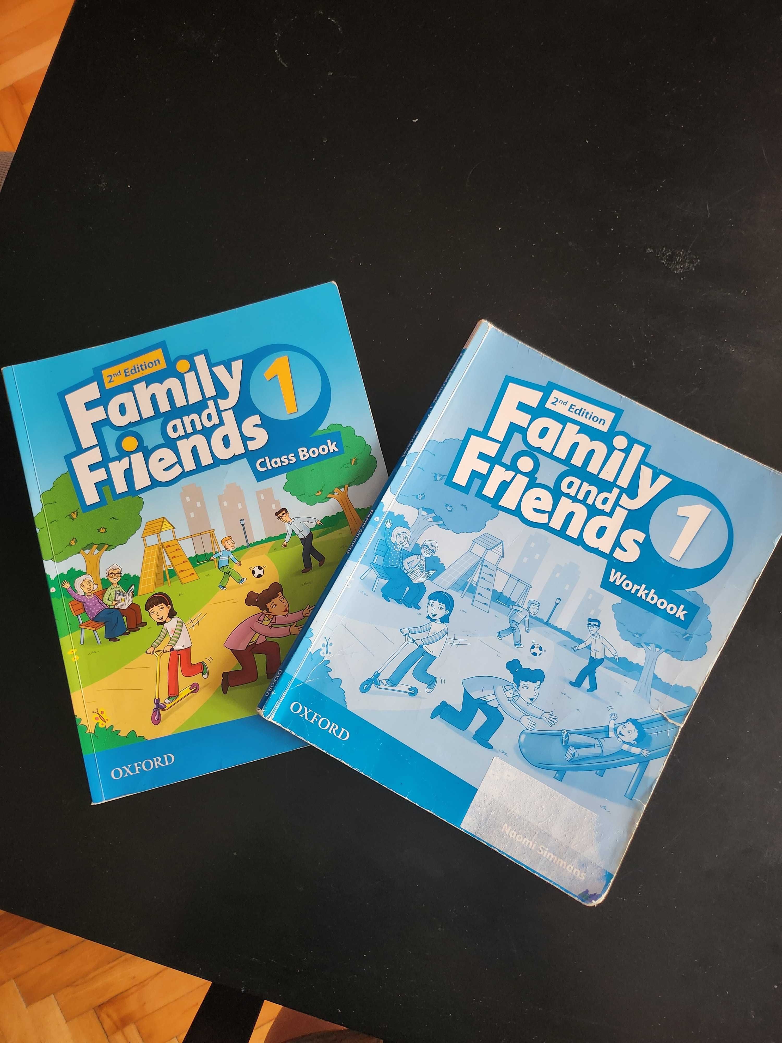Учебник и тетрадка по английски език Family and Friends 1