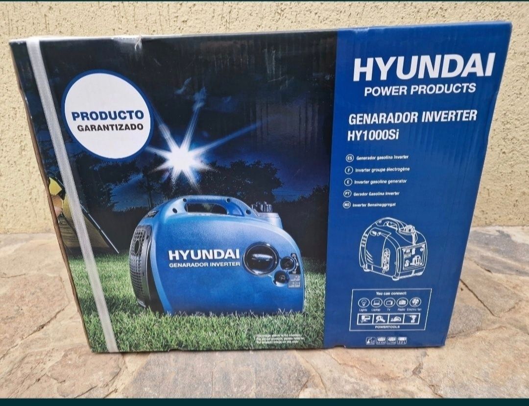 Generator inverter Hyundai HY1000SEI, 1100 W, portabil, antifonat