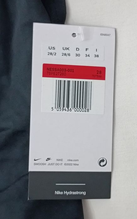 Nike Swim HydraStrong Solid Spiderback Swimsuit оригинален бански XS