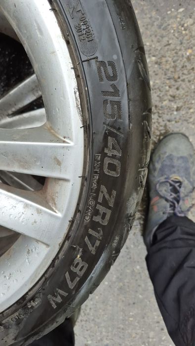 Anvelope de vara cu jante 215 / 40 / ZR17 87W