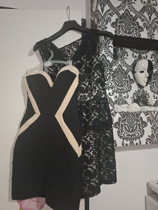 Рокля 2 за 1. Черна изкушаваща визия.