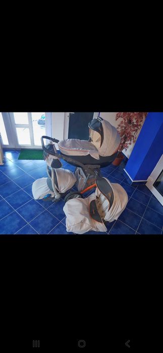 Căruț 3in 1 Camarelo