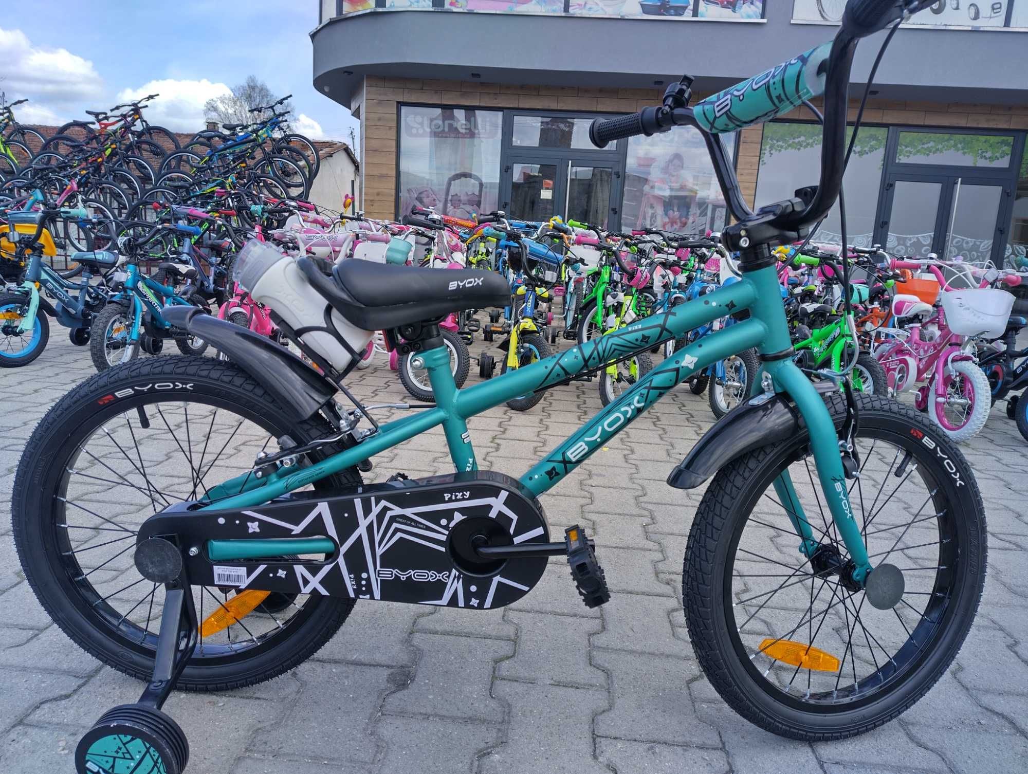 BYOX Велосипед 18" PIXY зелен