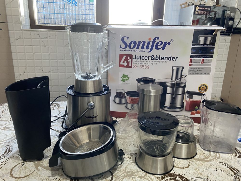 Соковыжималка и блендир 4/1 Sonifer SF-5509 сотилади