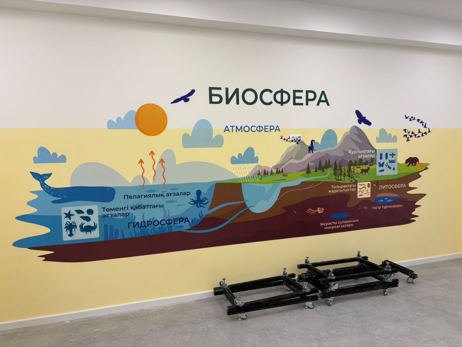 Роспись стен, настенная печать, эстетическое оформление стен, 3Dпечать