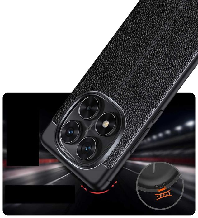 Husa Antisoc model tip Piele Xiaomi Redmi Note 14 Pro, Note 14 Pro+ 5G