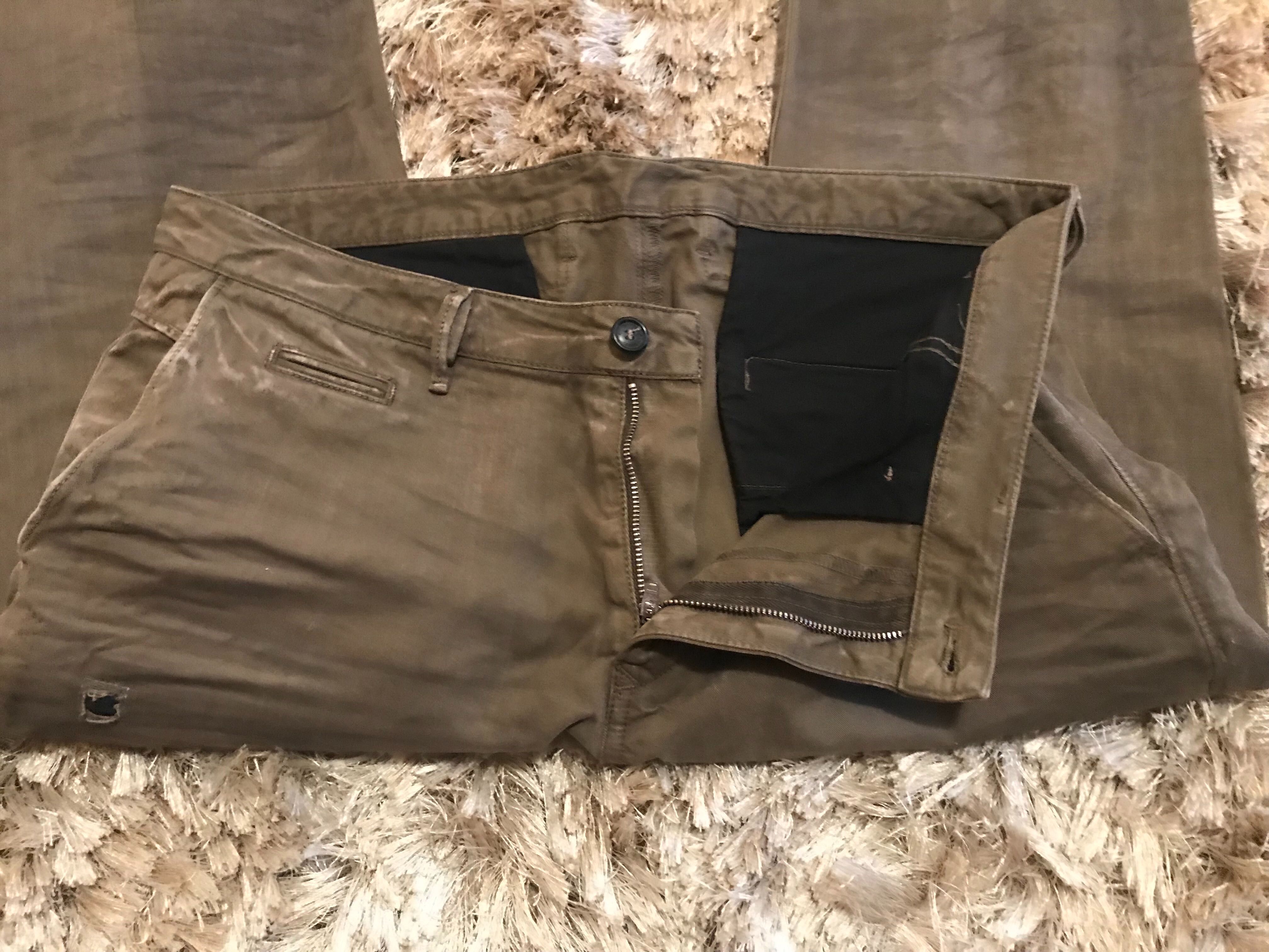 Blugi Diesel, culoare khaki, marime 33, nepurtati