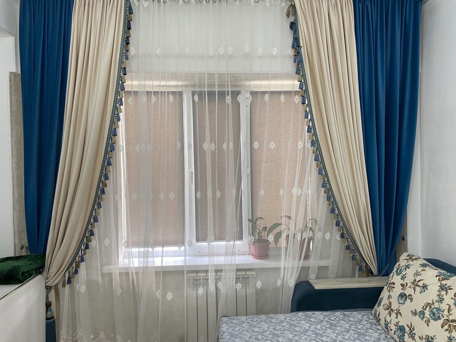 Продам штор с тюлью