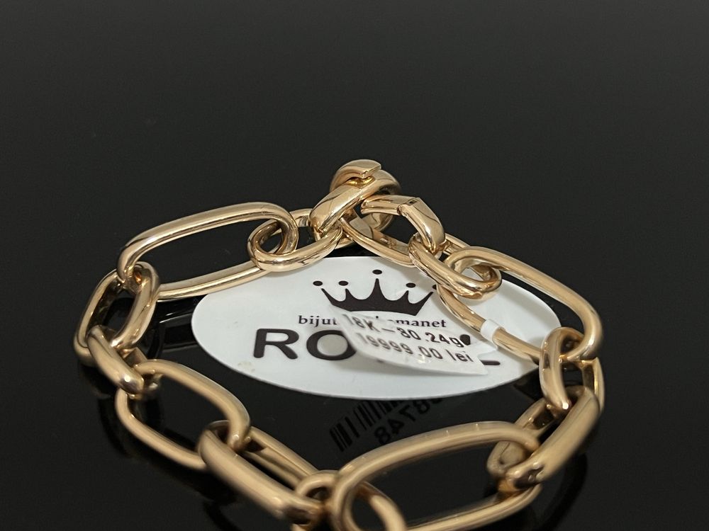 Bijuteria Royal CB : Bratara dama aur 18k 30,24gr lungime 19cm