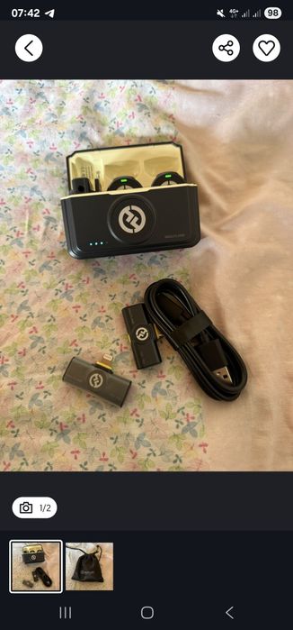 Беспроводной микрофон Hollyland Lark m2 сombo