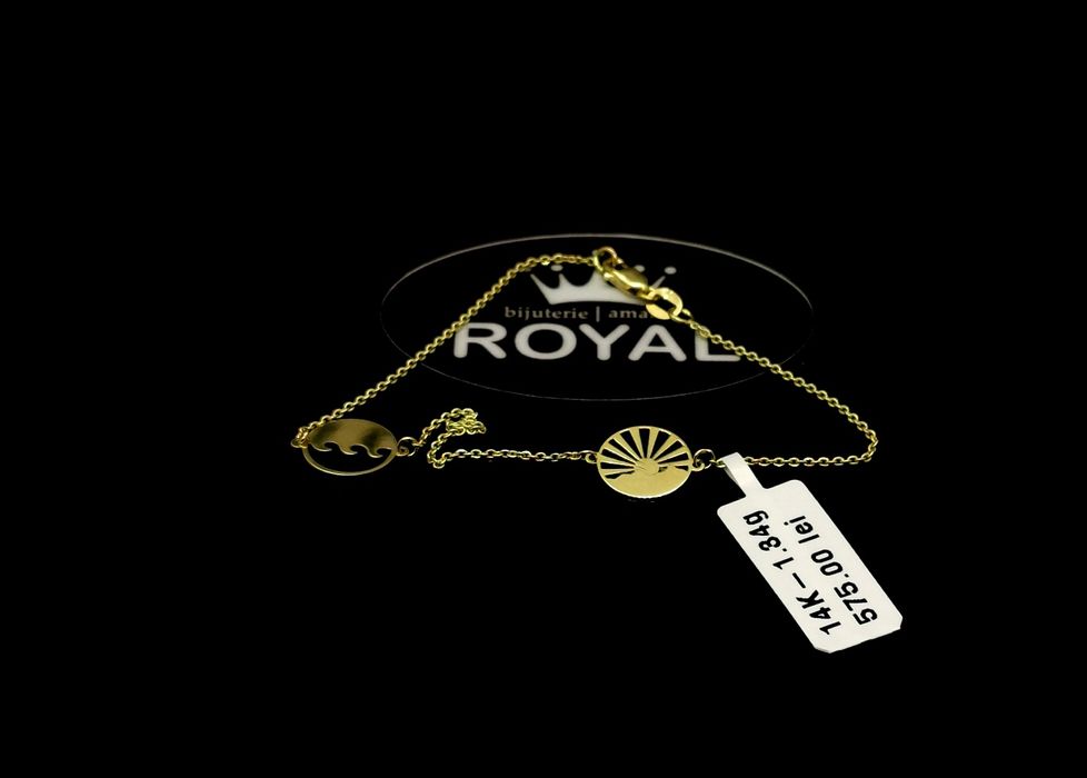 Bijuteria Royal bratara din aur 14k 1.34 gr