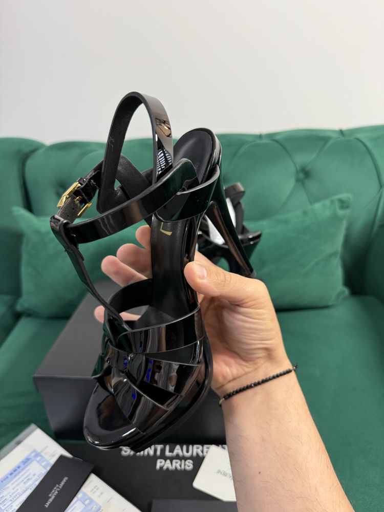 Sandale YSL piele naturala Full Box colectie noua Premium