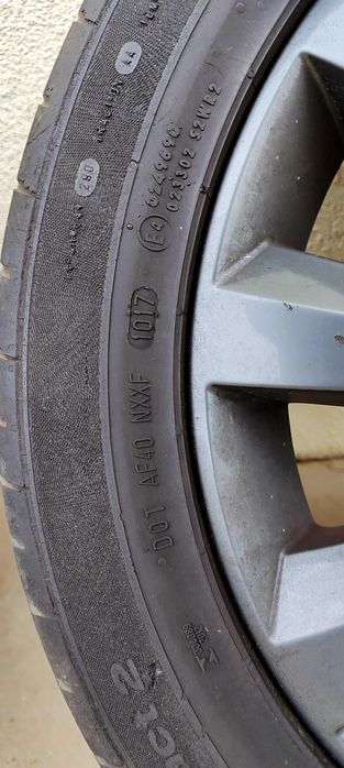 Jante 17" originale Seat + anvelope 255/50 R17 Continental