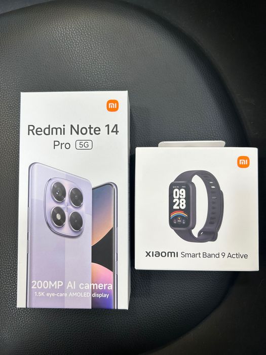 Xiaomi redmi note 14 pro 256 GB+ xiaomi smart band 9