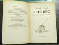 vând carte hazlie"The BFG",in limba engleza,1982