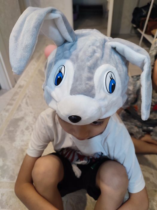 Шапка зайчика карнавальная