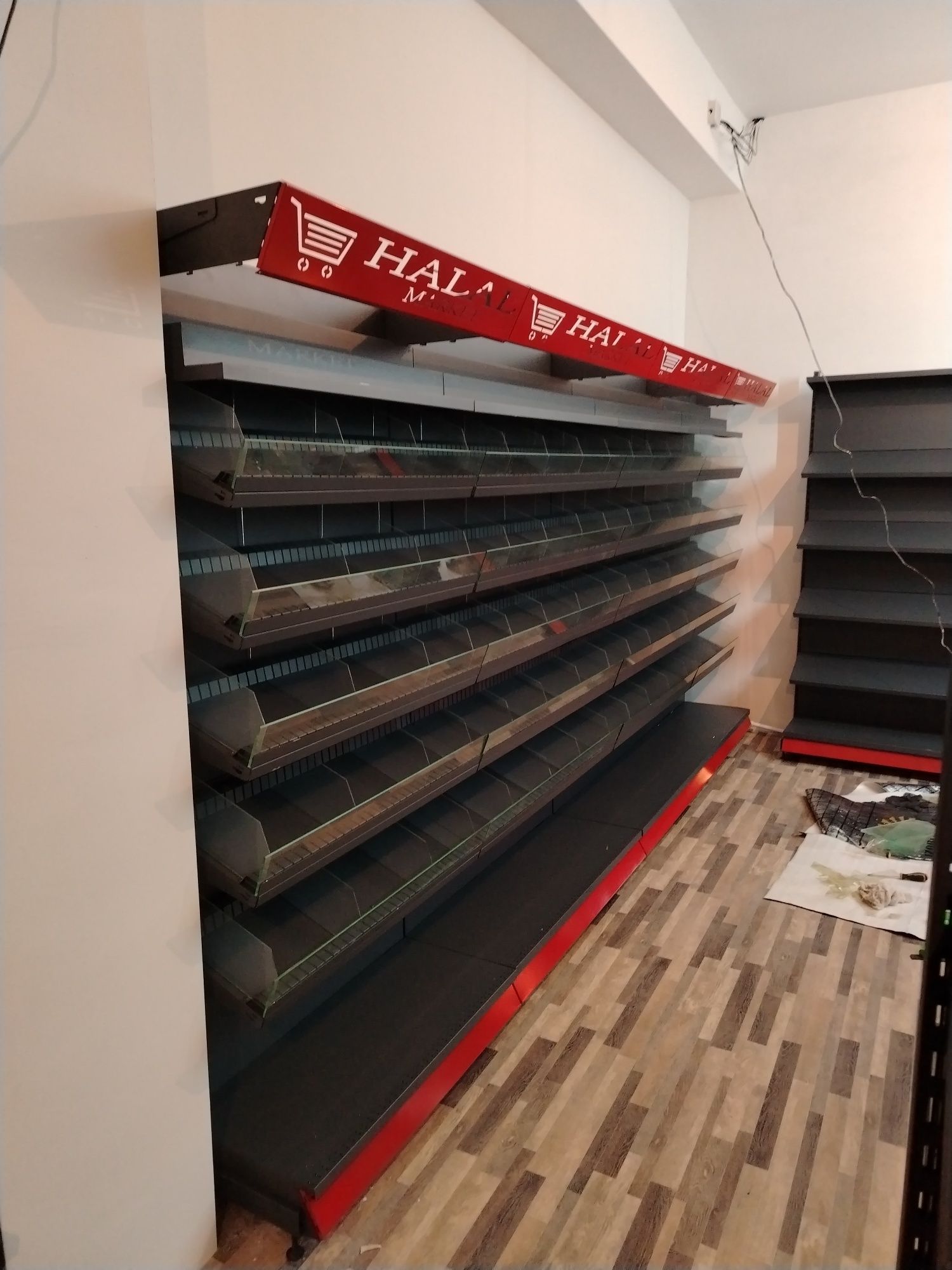 Стелаж полкалар магазин учун