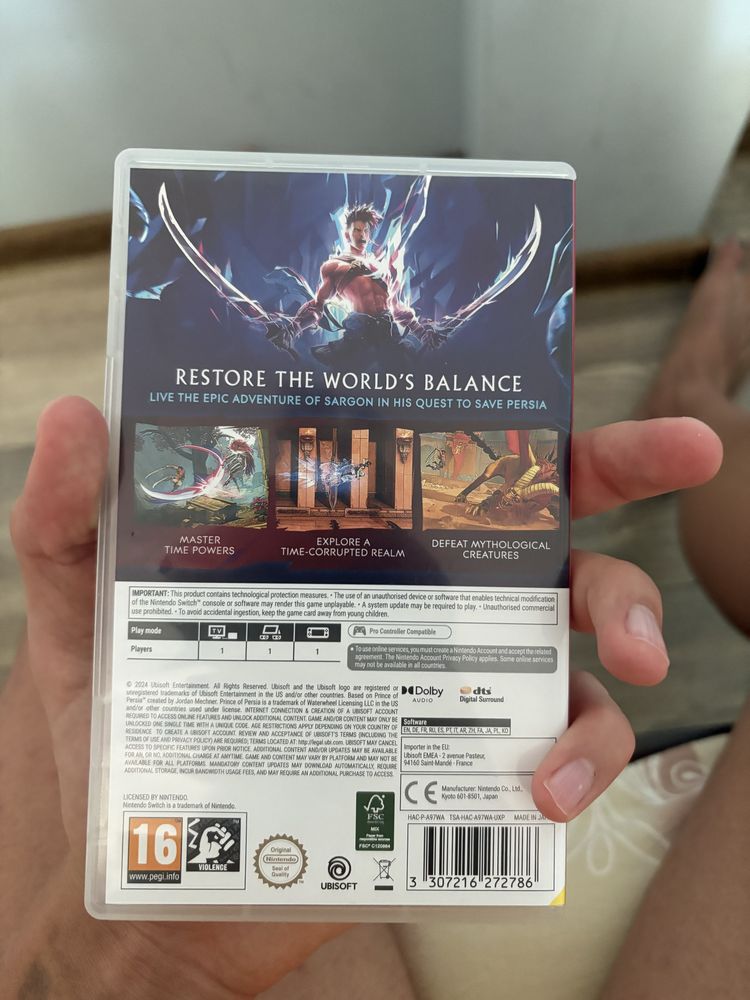Физическа игра за нинтендо Prince of Persia