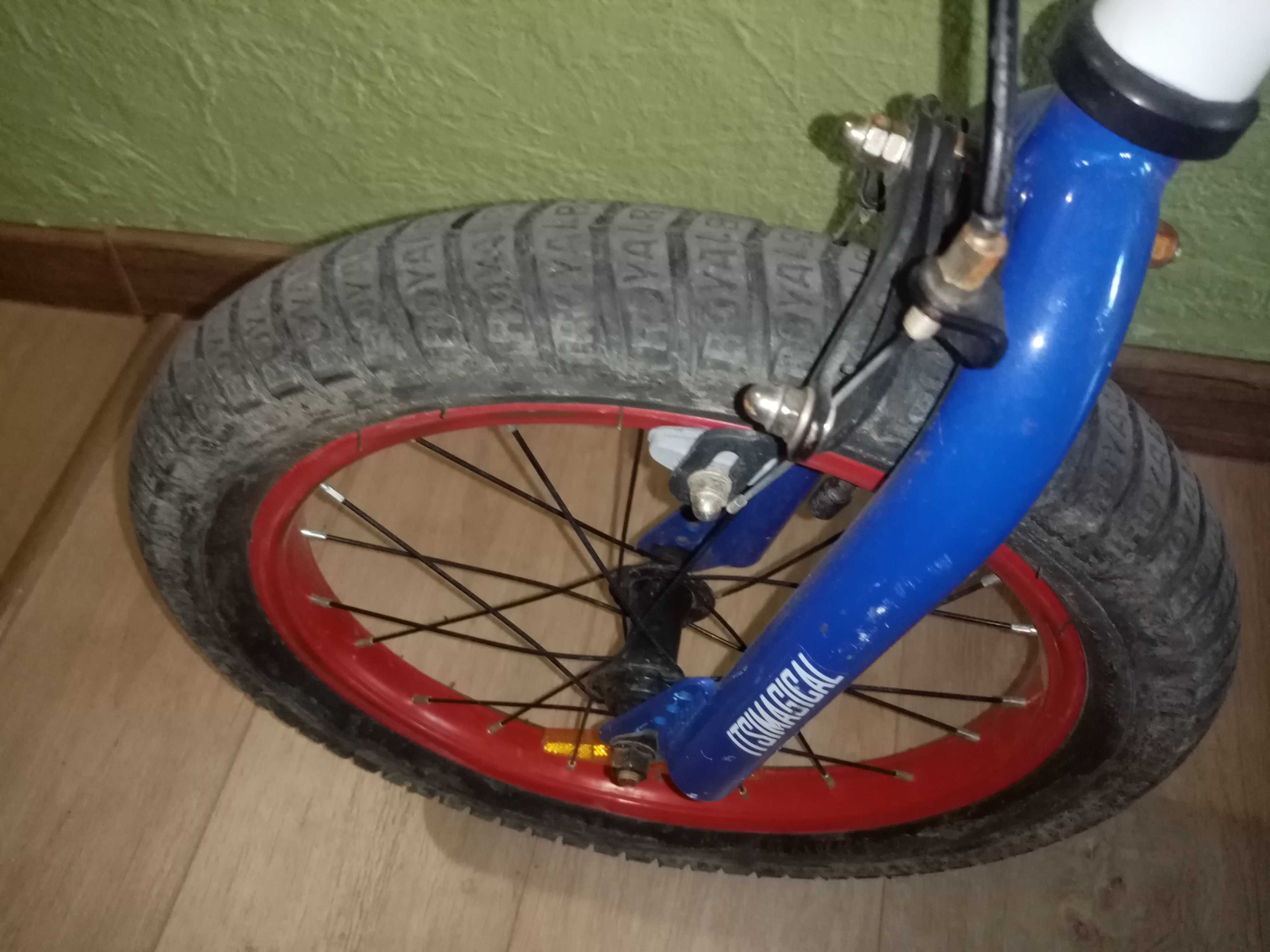 велосипед детски 16 +спомагателни колела