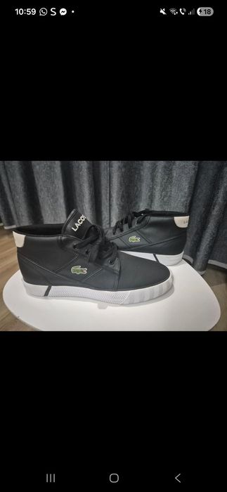 Lacoste Gripshot Chukka negre.