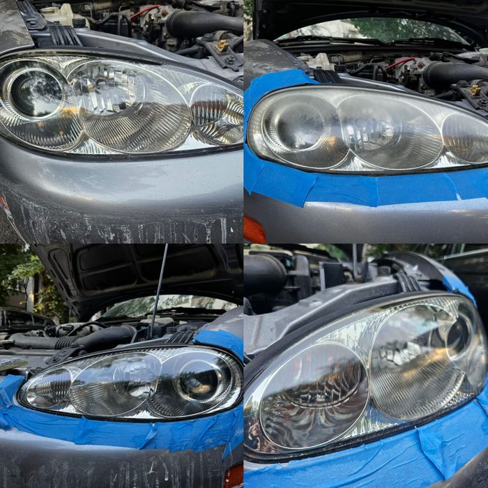 Reconditionare /Polish/Polimerizare faruri/Polish far motocicleta