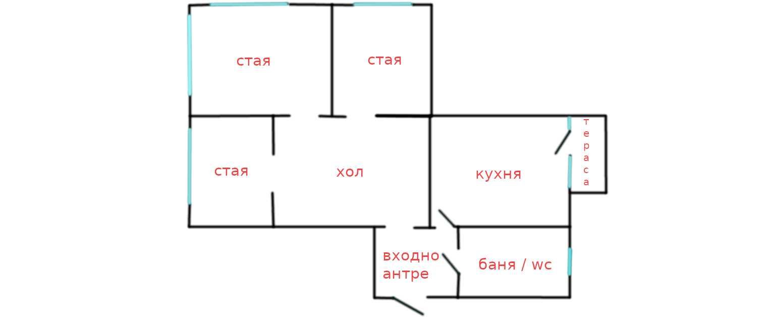Четиристаен апартамент за продажба в центъра на София, 40014