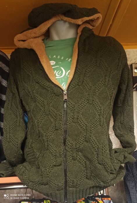 Суитчър жилетка с каракул - огр.. кличеество