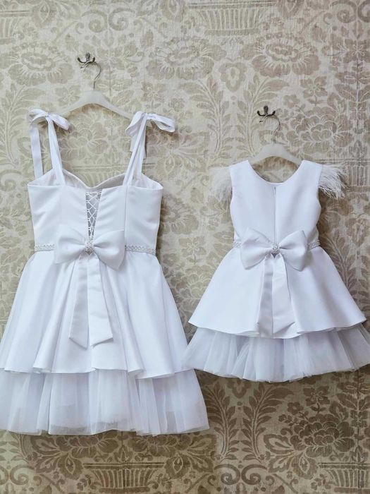 Бутикови еднакви рокли за майка и дъщеря. Компликт рокли мама и аз