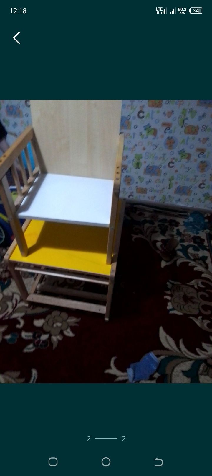 Продам детский столик и стульчик