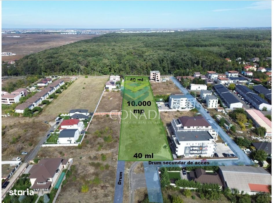 Teren - Voluntari - vis a vis de Padure - 10.000 mp