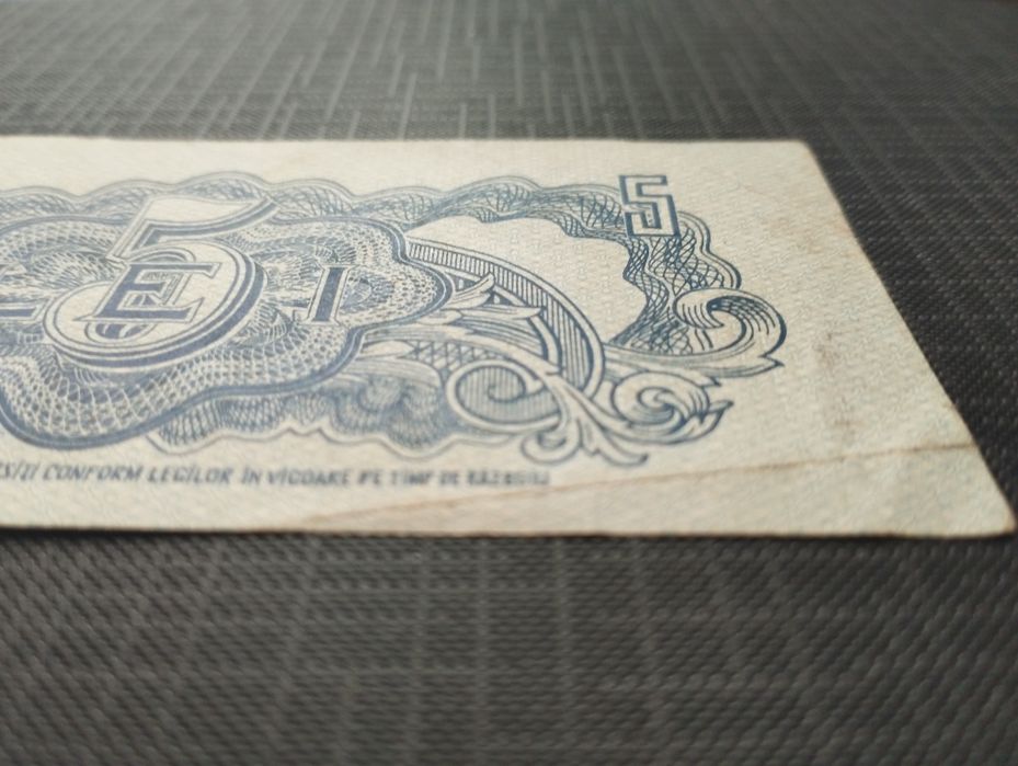 România 5lei 1944-ocupatia sovietică PM10-rara