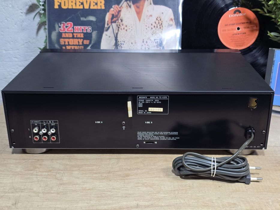 Casetofon deck SONY TC-K570, 3 head, 3 motor, bias, cd direct