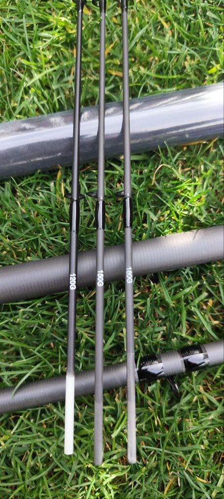 2 Lansete Feeder Carbon X Sense 3,90m,2 Mulinete Glamour 6000,Senzori