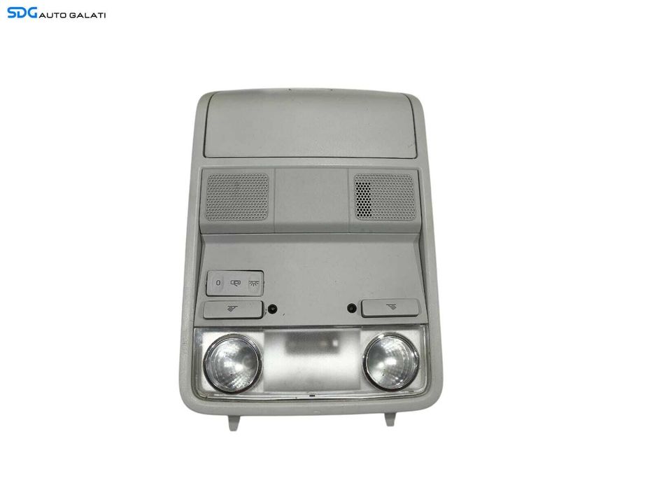 Lampa Iluminare Habitaclu Plafon Plafoniera cu Lumini Ambientala si Suport Ochelari Spatiu Depozitare Volkswagen Passat B6 2005 - 2010 Cod 1K0947133H 3C0867489C 1K0868837E [LR1616]
