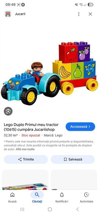 Lego duplo primul meu tractor