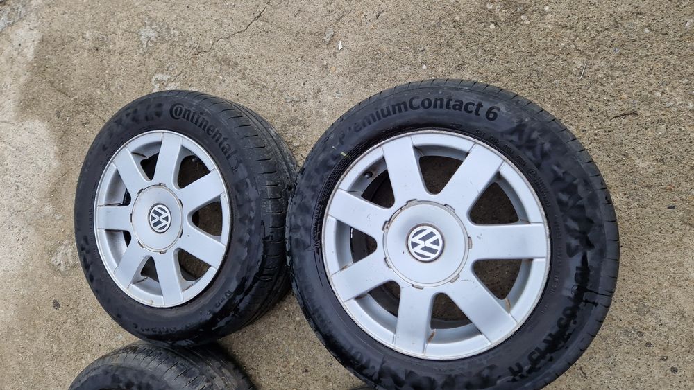 Jante aliaj + anvelope 195/65/R15 Vw Passat B5, B5.5