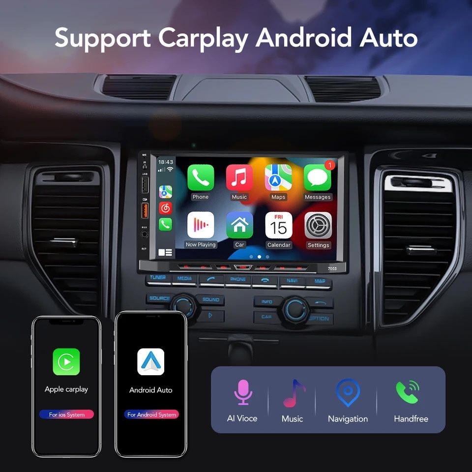 Navigație 2 din carplay și android auto