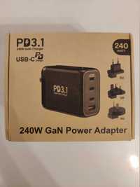 240w PD захранване 4-Port GaN III Type C 100W 140W PD 3.1