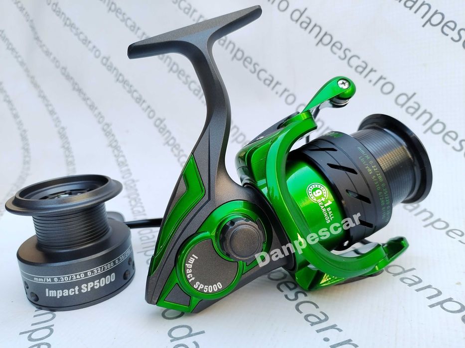 SET 4 Mulinete Feeder Robinhan IMPACT SP5000 tambur long cast 10rulmen