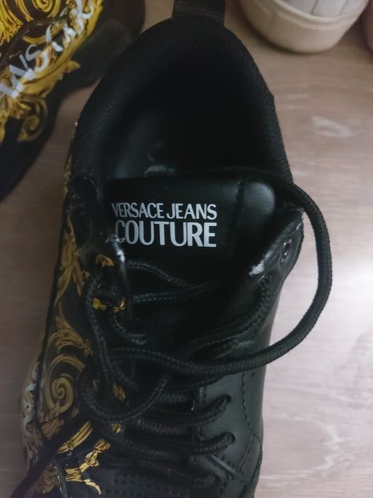 Adidasi negri Versace jeans couture