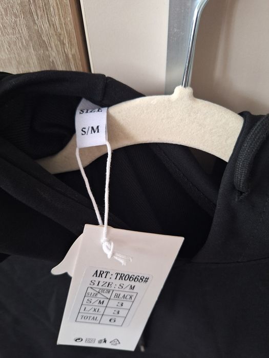 Нов комплект деним и памук размер С/М