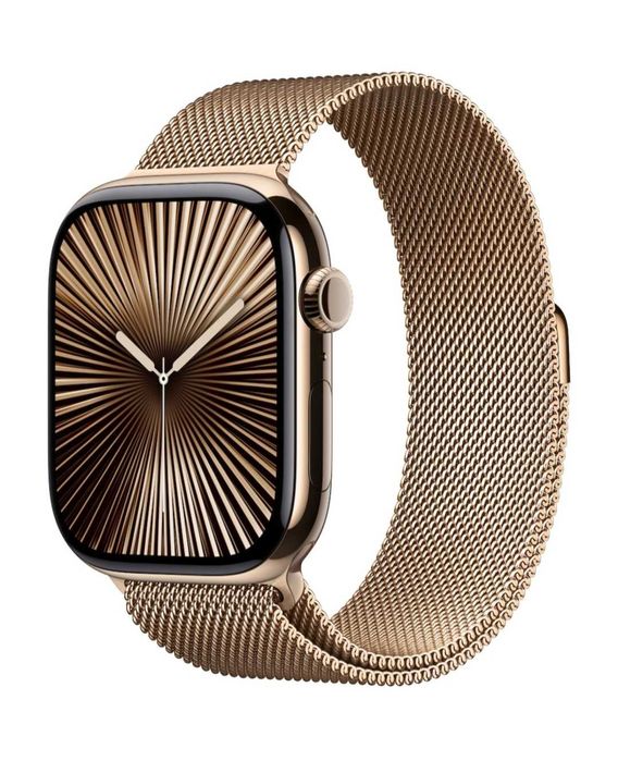 Curea Apple Watch 46mm, Milanese Loop, Gold - M/L, originala