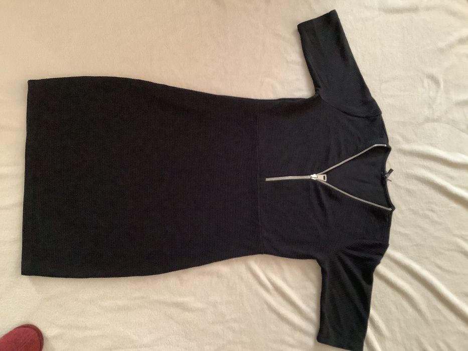 Rochie neagră,casual,mărime L