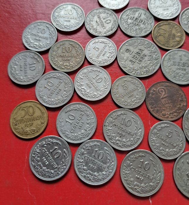 Лот стари български царски монети