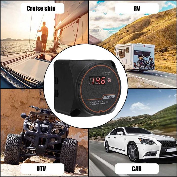 Releu Încărcare Baterie Auxiliară 12v 140A