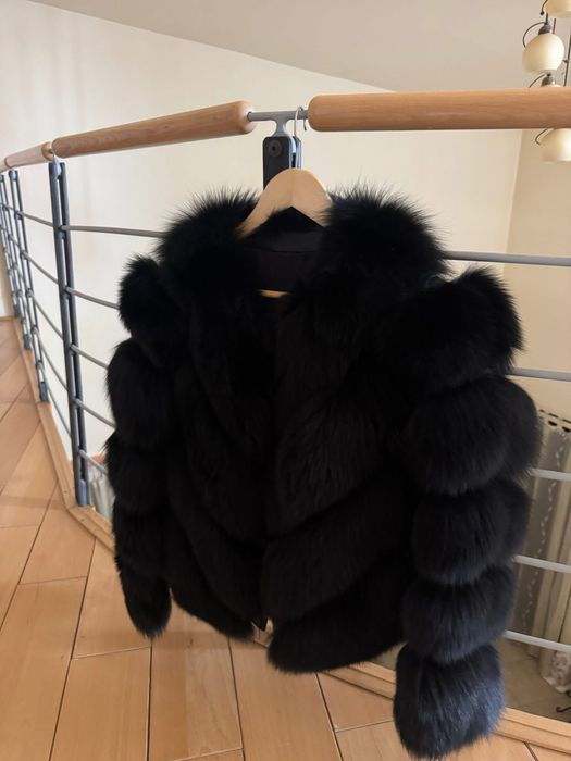 Blana naturala model in V