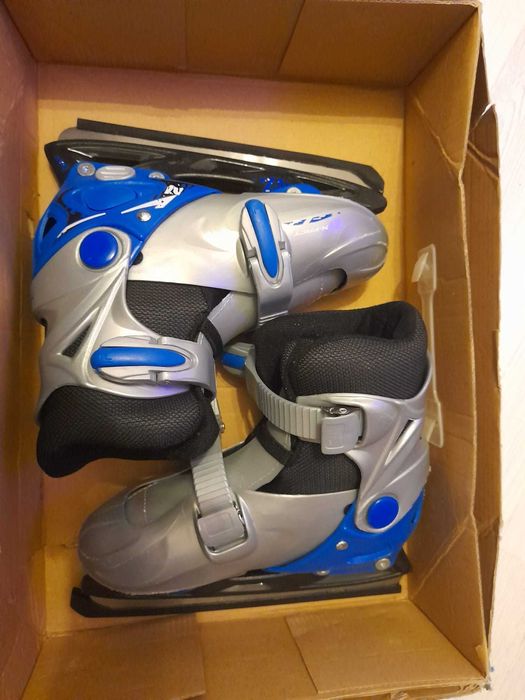 Patine reglabile X-Fact Magic Boy 2.0 pentru copii, albastru