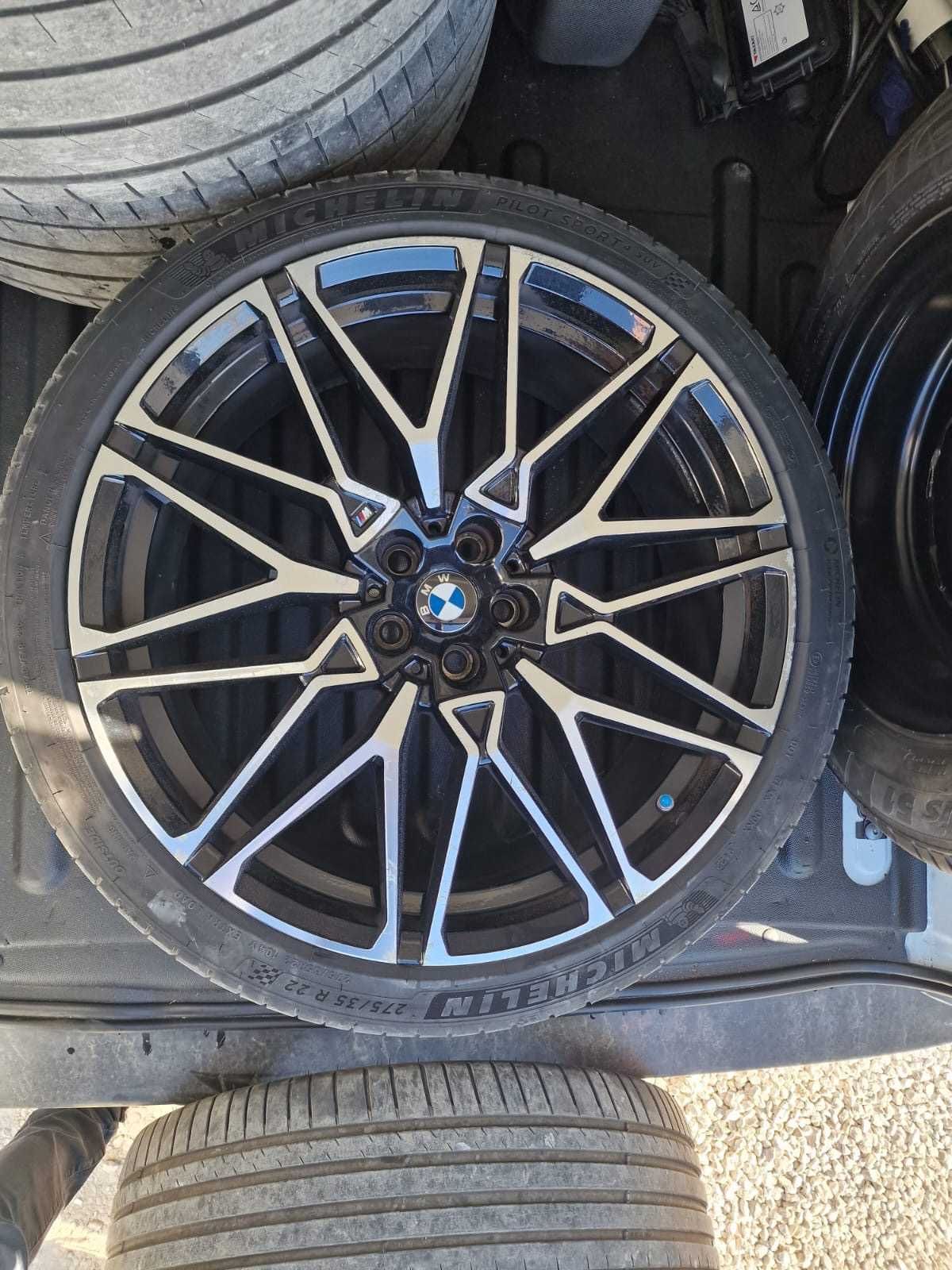 Джанти с гуми за BMW X-6 М спорт пакет 22 цола модел 2020 с датчици