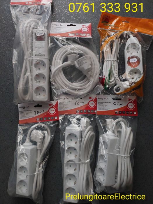 Prelungitor 3 prize 5 prize 3m 5m Prelungitor tip 1m 1priza Suco