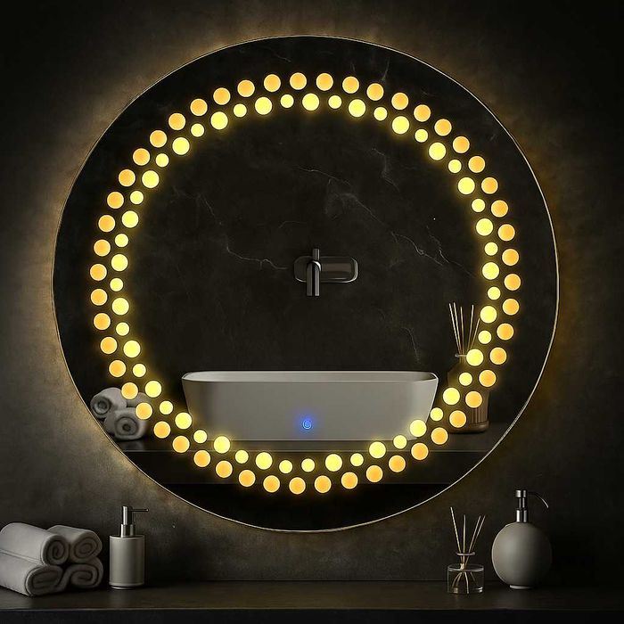 Луксозно огледало с LED осветление и сензорна технология